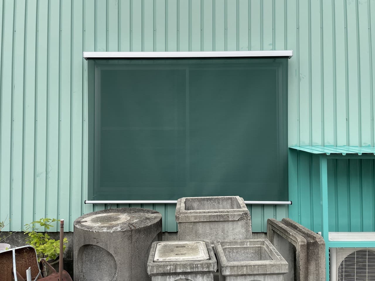 アウターシェード下ろした状態