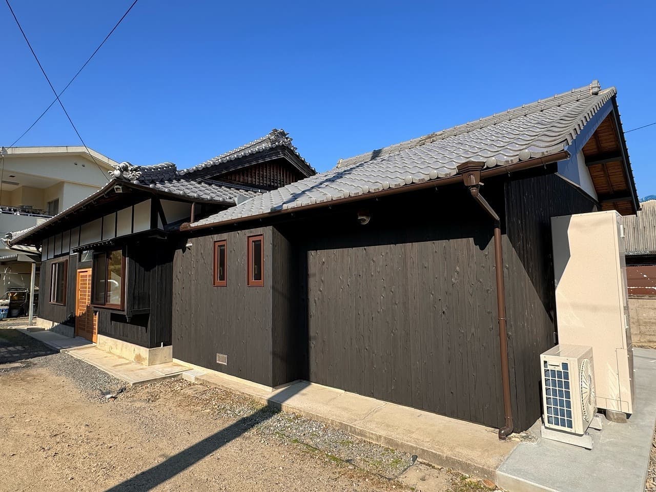 リノベーション後の家の外観