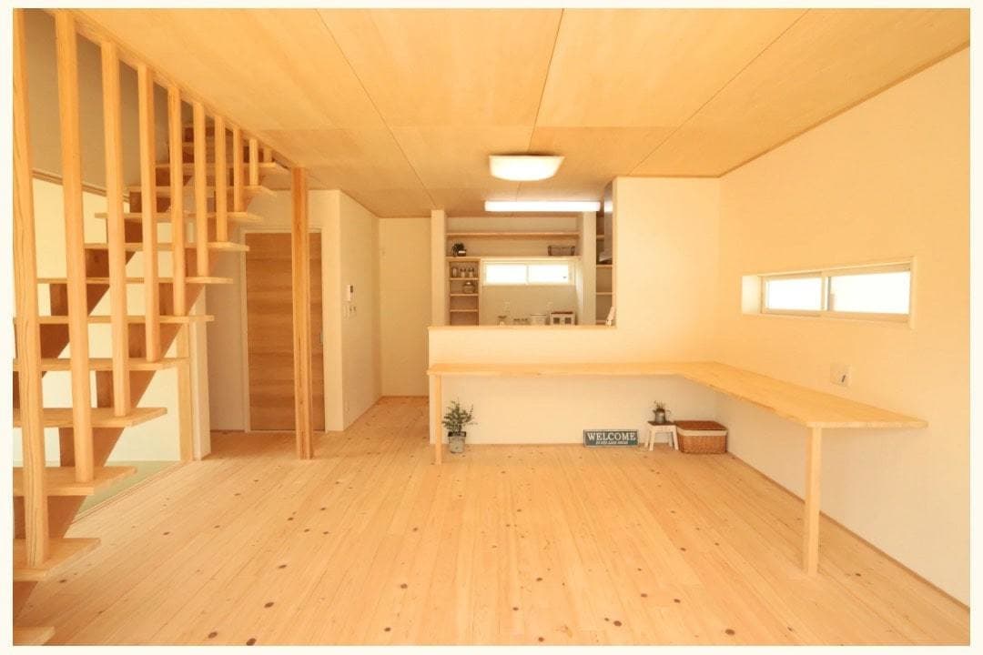 自然素材で創ったLDK