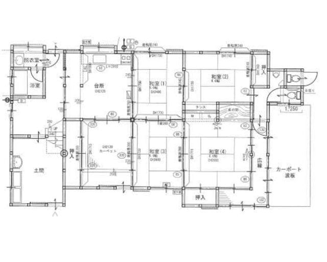 リノベーション前の間取り