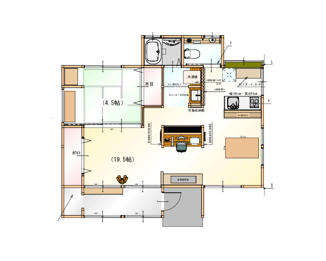 リノベーション後の間取り